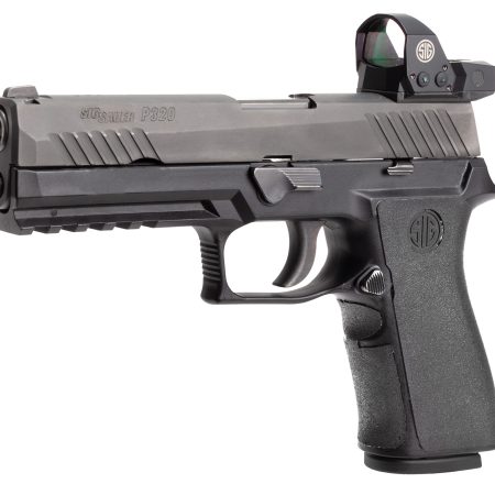 Hogue 17680 Wrapter Adhesive Grip made of Rubber with Black Finish & Grain Texture for Sig P320 Full Size with Medium X Series Module