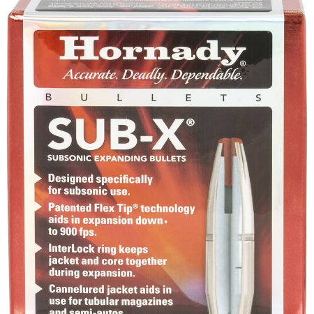 Hornady 30718 Sub-X  30 Cal 308 Cal 175 gr Subsonic eXpanding 100 Per Box/ 15 Case