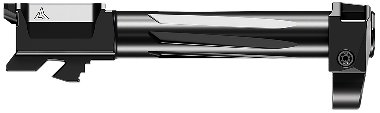 Radian Weapons G19G4ILRN Ramjet & Afterburner Combo 9mm Luger Compatible w/Glock 19 Gen4, Fluted Black Stainless Steel