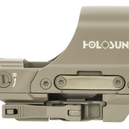 Holosun HE510CGRFDE 510  Flat Dark Earth 1 x 0.91" x 1.26" 2 MOA Green Dot/65 MOA Circle Multi Reticle