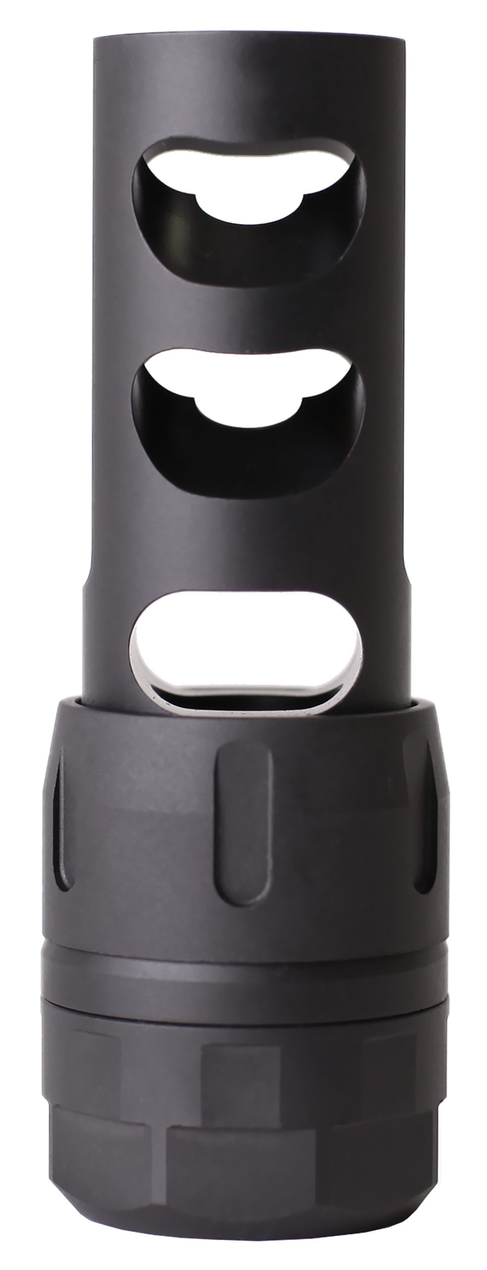 Nosler 97200 Muzzle Brake Muzzle Brake Black 5/8" 24 tpi Threads for 243 Cal