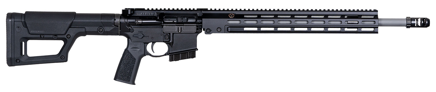Geissele Automatics 08379LB GFR Stratomatch 6mm ARC 5+1 20", Black, Magpul PRS Lite Stock, OEM Polymer Grip, Muzzle Brake, 15" M-LOK Handgaurd, Ambi Safety
