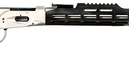 Gforce Arms GFLVR20SSTAC Saddlehorn  Full Size 410 Gauge Lever 2.50" 7+1 20" Stainless Steel Barrel, Stainless Aluminum Receiver, Fixed Black Synthetic Stock, Right Hand