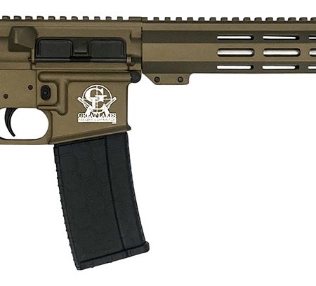 Great Lakes Firearms GL15223SSBRZ AR-15  223 Wylde 30+1 16" Stainless Barrel, Bronze Cerakote Receiver, Full Picatinny Rail, Black Collapsible Stock, Polymer Grip