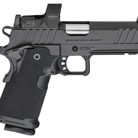 Springfield Armory PH9117AOSD Prodigy  9mm Luger 20+1/17+1 4.25" Bull Barrel, Black Cerakote Carbon Steel Frame w/Picatinny Acc. Rail, Black Cerakote Optics Ready Slide, Includes Hex Dragonfly Red Dot