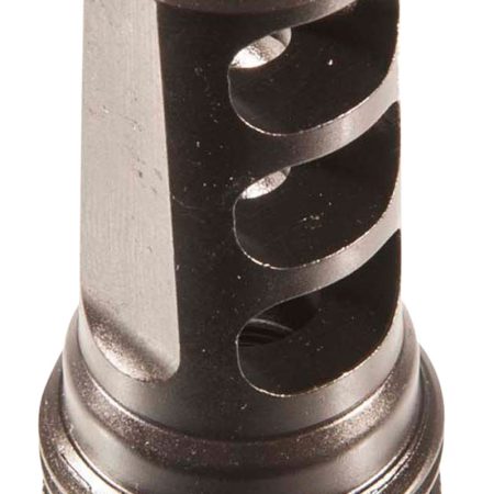 SilencerCo AC142 ASR Muzzle Brake Black Steel with 1/2"-28 tpi Threads for 5.56x45mm NATO