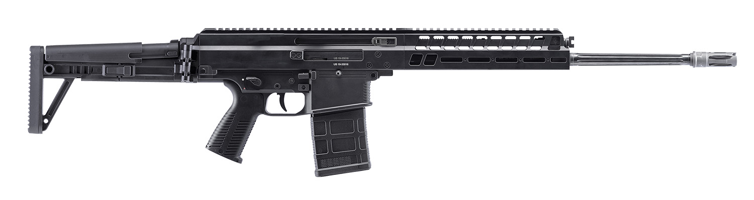 B&T Firearms 361663US APC PRO DMR 308 Win 25+1 18.90" Stainless Threaded Barrel, Black Picatinny Rail Aluminum Receiver, M-LOK Handguard, Black Synthetic Folding Stock, Black Polymer Grip