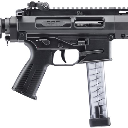 B&T Firearms 500010G B&T SPC9  9mm Luger 33+1 16", Black, Telescopic Stock, Polymer Grip (Glock Mag Compatible)