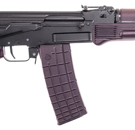 Arsenal SAM567PM SAM5 5.56x45mm NATO 30+1 16.30" Matte Black Steel Threaded Barrel, Matte Black Scope Rail Steel Receiver, Polymer Handguard, Fixed Plum Synthetic Stock & Polymer Grip