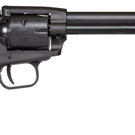 Heritage Mfg SRR22BS6PG Rough Rider  22 LR 6 Shot, 6.50" Black Satin Steel Barrel, Frame & Cylinder, Black Star Polymer Grip, Manual Thumb Safety, Exposed Hammer
