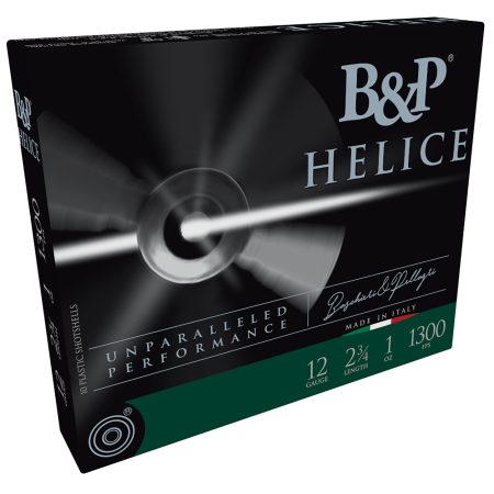 B&P Ammunition 12B1FEL7 Helice Electro 12Gauge 2.75" 1oz 7Shot 10 Per Box/10 Case