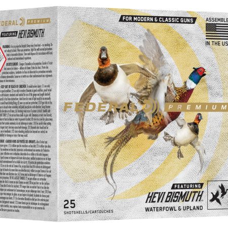 Federal PHBX1385 Premium HEVI-Bismuth 12Gauge 3" 1 3/8oz 5Shot 25 Per Box/10 Case