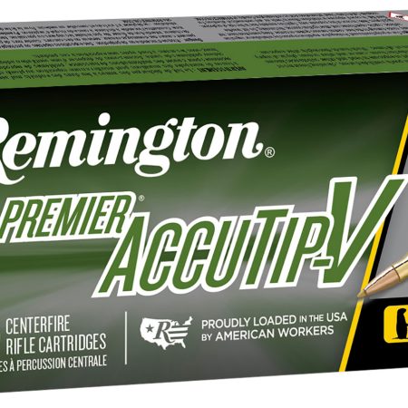 Remington Ammunition 21202 Premier Accutip-V 224Valkyrie 60gr AccuTip V Boat Tail 20 Per Box/10 Case