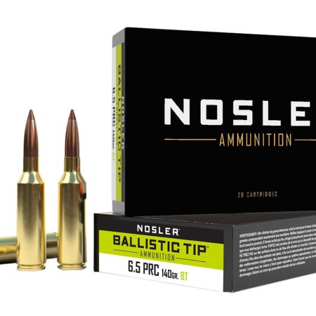 Nosler 43457 Ballistic Tip  6.5PRC 140gr Spitzer Boat Tail 20 Per Box/10 Case