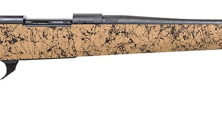 Howa HHS43334 M1500 HS Precision 300 Win Mag 3+1 24" Blued Threaded Barrel/Rec, Tan with Black Webbed HS Precision Stock