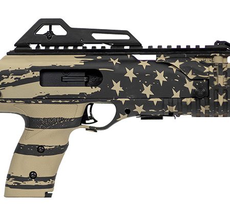 Hi-Point 995TSFLGFDE 995TS Carbine 9mm Luger 16.50" 10+1, FDE American Flag, Skeletonized Stock, Adjustable Sights