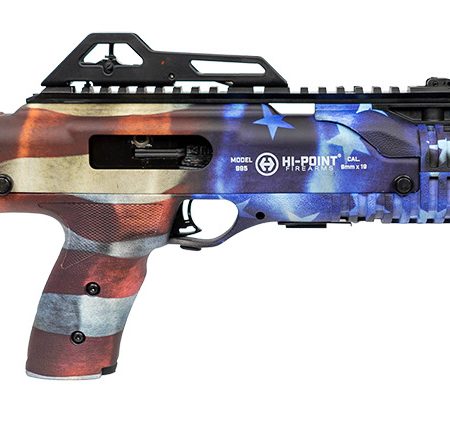 Hi-Point 4595TSFLG 4595TS Carbine 45 ACP 17.50" 9+1, American Flag, Skeletonized Stock, Adjustable Sights
