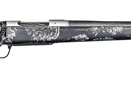 Christensen Arms 8010631300 Ridgeline FFT 6.8 Western 3+1 20" Carbon Fiber/Threaded Barrel, Stainless Steel, Black with Gray Accents Stock