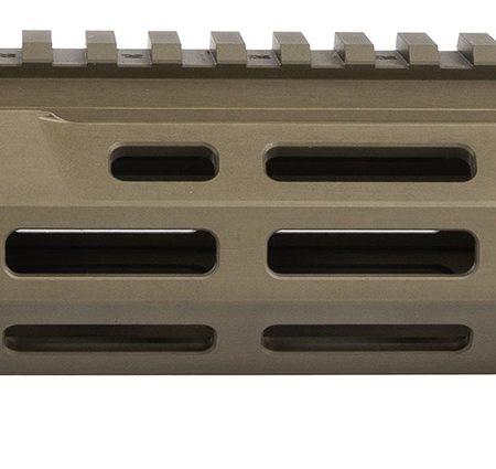 Geissele Automatics 05651S Super Modular Rail MK16 9.50" M-LOK, Desert Dirt Aluminum for AR Platform, Barrel Nut Included