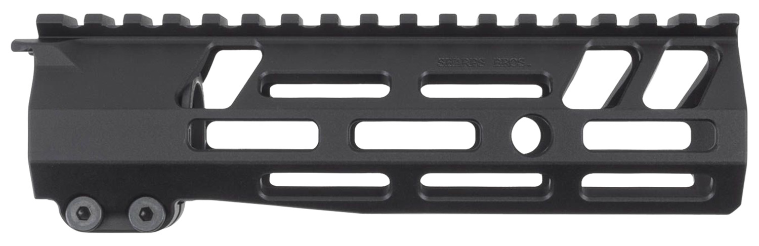 Sharps Bros SBHG08 Full Top Rail 7" M-LOK Handguard, 6061-T6 Aluminum w/Anodized Finish, Includes 4140 PH Steel Barrel Nut & Hardware