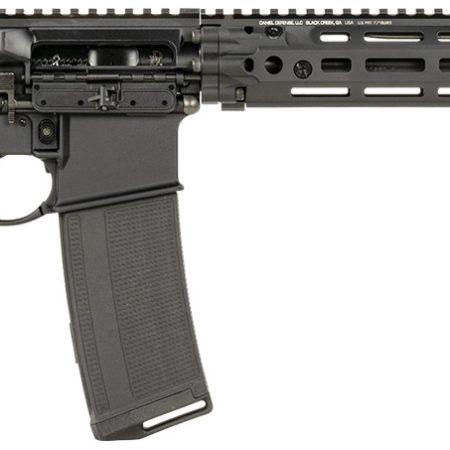 Daniel Defense 0219110613047 M4A1 RIII 5.56x45mm NATO 14.50" 30+1, Black, OEM Stock & Grip, 12.50" M-Lok Handgaurd, Ambi Controls, Pinned & Welded Flash Hider