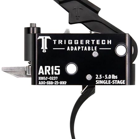 TriggerTech AR0SBB25NNP Adaptable  Pro Curved Single-Stage 2.5-5.0 lbs Adjustable for AR-15