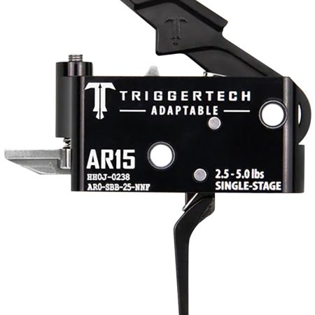 TriggerTech AR0SBB25NNF Adaptable  Flat Single-Stage 2.5-5.0 lbs Adjustable for AR-15