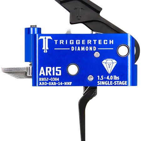 TriggerTech AR0SAB14NNF Diamond  Flat Single-Stage 1.5-4.0 lbs Adjustable for AR-15