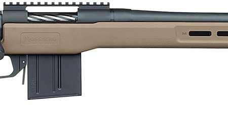 Mossberg 28147 Patriot LR Tactical 6.5 Creedmoor 10+1 22" Matte Blued Threaded Bull Barrel, Matte Blued Picatinny Rail MDT Oryx Tactical M-LOK Flat Dark Earth Synthetic Stock, Right Hand