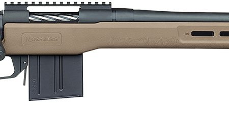 Mossberg 28149 Patriot LR Tactical 308 Win 7+1 24" Matte Blued Threaded Bull Barrel, Matte Blued Picatinny Rail MDT Oryx Tactical M-LOK Flat Dark Earth Synthetic Stock, Right Hand