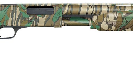 Mossberg 54337 500 Turkey Full Size 20 Gauge Pump 3" 5+1 22" Mossy Oak Greenleaf Vent Rib Barrel, Mossy Oak Greenleaf Optic Ready Receiver, Fixed Mossy Oak Greenleaf Synthetic Stock, Right Hand