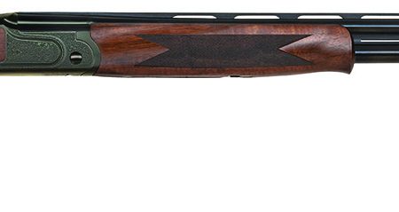 Mossberg 75481 Gold Reserve  Full Size 20 Gauge Break Open 3" 2rd 30" Blue Polished Over/Under Vent Rib Barrel, Black Polished Engraved Stainless Steel Receiver, Fixed Black Walnut Stock, Right Hand