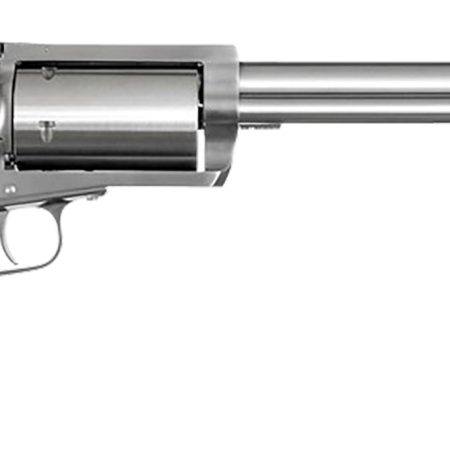 Magnum Research BFR350L7 BFR 350 Legend 6 Shot 7.50" Brushed Stainless Steel Barrel, Stainless Cylinder, Brushed Stainless Steel Frame, Black Rubber Grips, Exposed Hammer