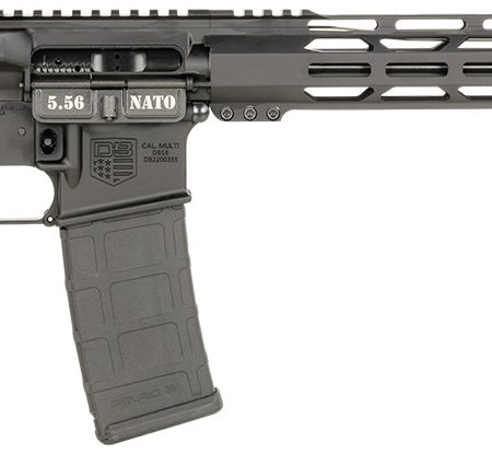 Diamondback DB1717K005 DB15 5.56x45mm NATO 30+1 16", Black, Magpul Carbine Stock & MOE Grip, 15" M-Lok Handgaurd