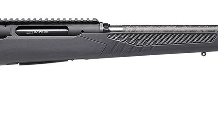 Savage Arms 57898 Impulse Mountain Hunter 270 Win 4+1 22" Carbon Fiber Threaded Barrel, Black Aluminum Receiver w/Picatinny Rail, Gray AccuStock Synthetic Stock, Ambidextrous