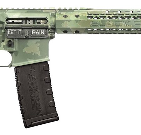 Black Rain Ordnance  Spec15  5.56x45mm NATO 16" 30+1, Jungle Camo Cerakote, Black MFT Minimalist Stock & Grip