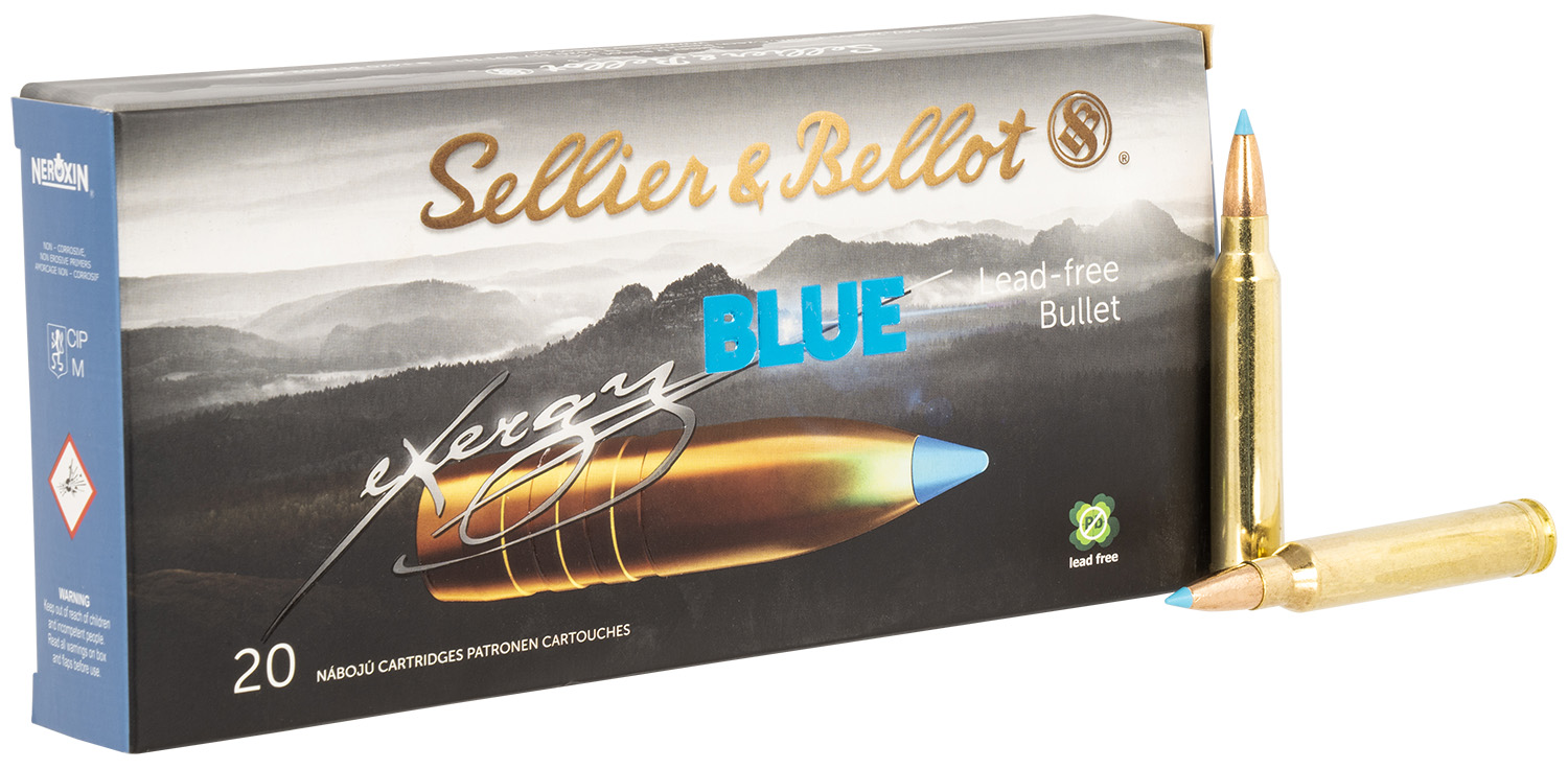 Sellier & Bellot SB300XA eXergy 300WinMag 180gr TAC EX Blue 20 Per Box/10 Case