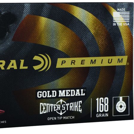 Federal GM308OTM1 Premium Gold Medal 308Win 168gr Open Tip Match 20 Per Box/10 Case