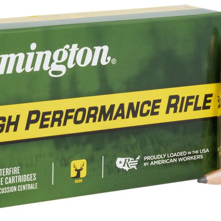 Remington Ammunition R21473 High Performance Rifle 308Win 180gr Pointed Soft Point Boat Tail 20 Per Box/10 Case