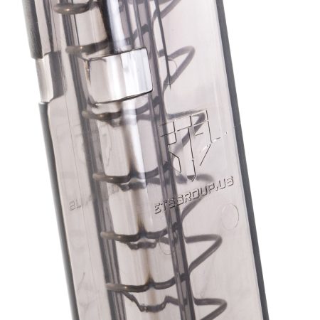 ETS Group SMKGLK1910 Pistol Mags  10rd Limited 9mm Luger Compatible w/ Glock 19/26 Smoke Polymer