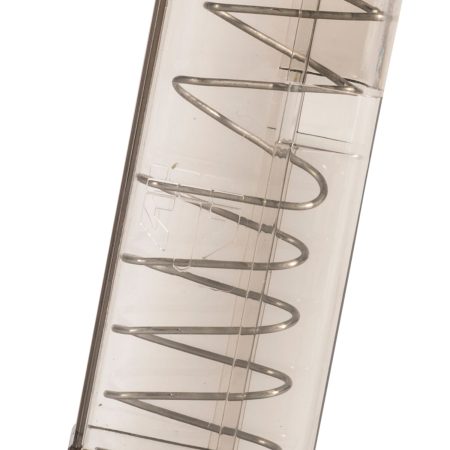 ETS Group SMKGLK439 Pistol Mags 9rd Extended 9mm Luger Compatible w/ Glock 43 Smoke Polymer