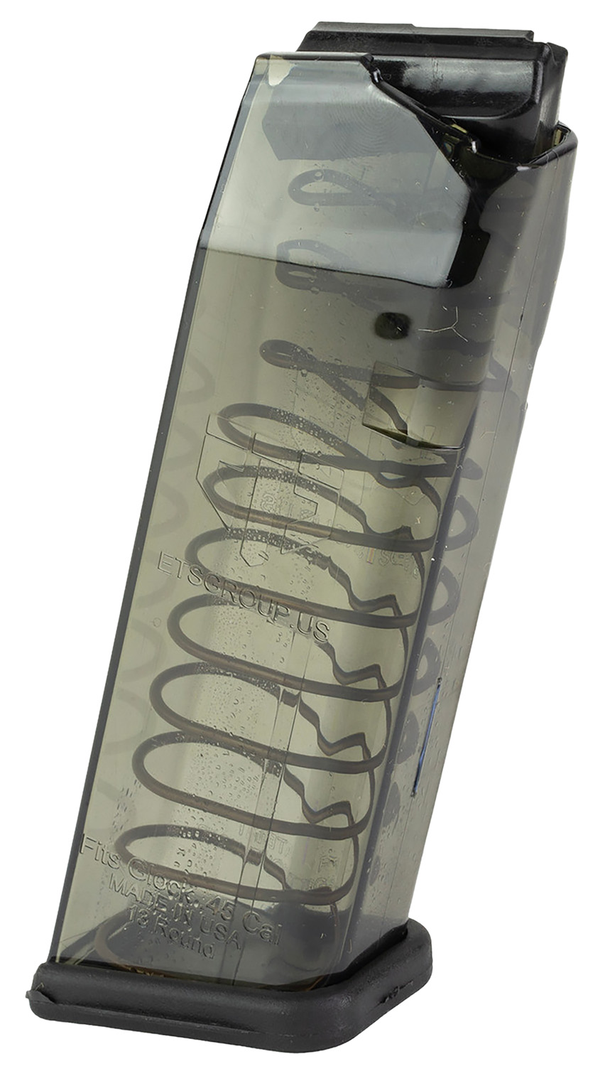 ETS Group SMKGLK21 Pistol Mags 13rd Standard 45 ACP Compatible w/Glock 21/30/41 Smoke Polymer