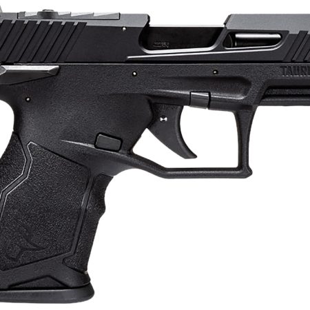 Taurus 1TX2233110 TX22C  Compact 22 LR 10+1 3.60" Black Barrel, Slide & Polymer Frame, Rubber Grips