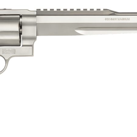 Smith & Wesson 170231 Model 500 Performance Center  500 S&W Mag Stainless Steel  10.50" Barrel With Muzzle Brake/Picatinny Rail, 5rd  Cylinder & X-Frame, Chromed Hammer & Trigger With Stop