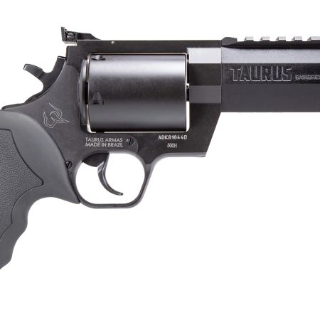Taurus 2500051RH Raging Hunter  Large Frame 500 S&W Mag 5rd 5.12" Black Ported/Target Crown Barrel, Matte Black Oxide Cylinder, Black Steel Frame, Black Rubber Grip