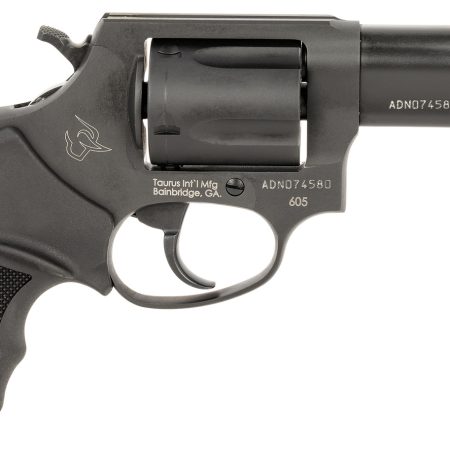 Taurus 2605P31 605 T.O.R.O. Small Frame 357 Mag/38 Special +P 5rd 3" Matte Black Stainless Steel Barrel, Cylinder & Frame, Extended Ejector Rod, Black Rubber Grip, Transfer Bar Safety, Optics Ready