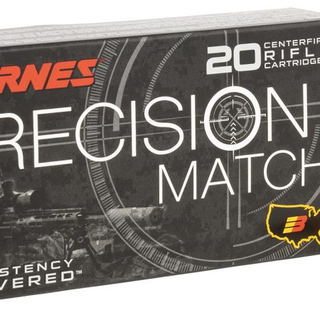 Barnes Bullets 32134 Precision Match 300Blackout 220gr Match Burner OTM BT 20 Per Box/10 Case