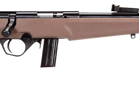 Rossi RB22L1611FDE RB22  Compact 22 LR 10+1, 16" Matte Black Button Rifled Free Floating Steel Barrel, Matte Black Stainless Steel Receiver, Flat Dark Earth Monte Carlo Stock, Right Hand