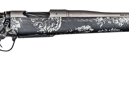 Christensen Arms 8010119000 Mesa FFT 7mm PRC 3+1 22" Threaded Barrel, Tungsten Gray Cerakote, Black with Gray Webbing Stock