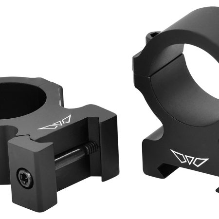 Warne V602M Horizontal Rings Vapor Matte Black 1" High 0 MOA
